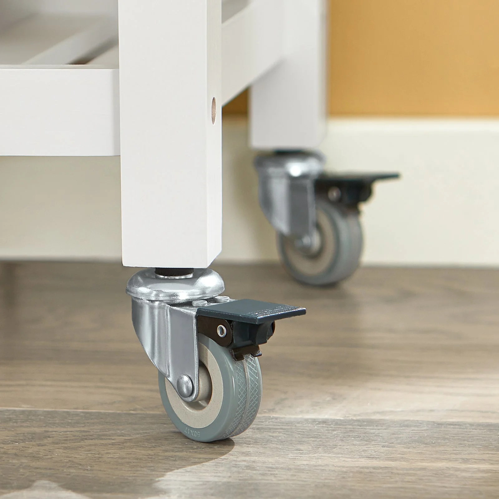 SoBuy FKW68-WN Serveerwagen Hout Keukenkast Dressoir Trolley Keukentrolley - Image 8