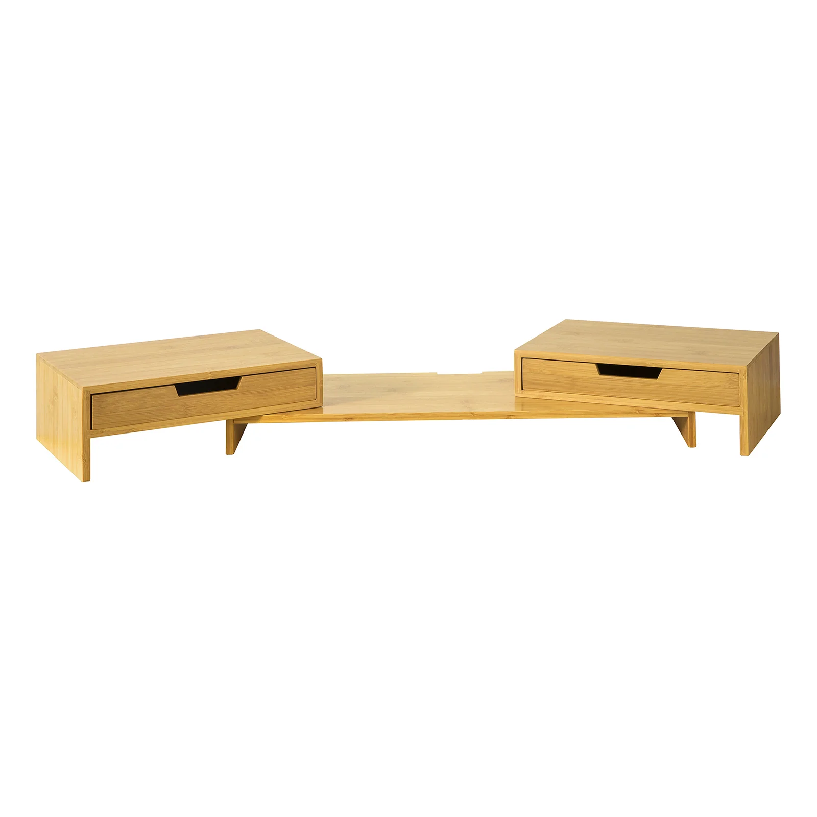 SoBuy BBF04-N Design Monitorstandaard Monitorverhoger voor 2 Monitor Notebookstandaard - Image 10
