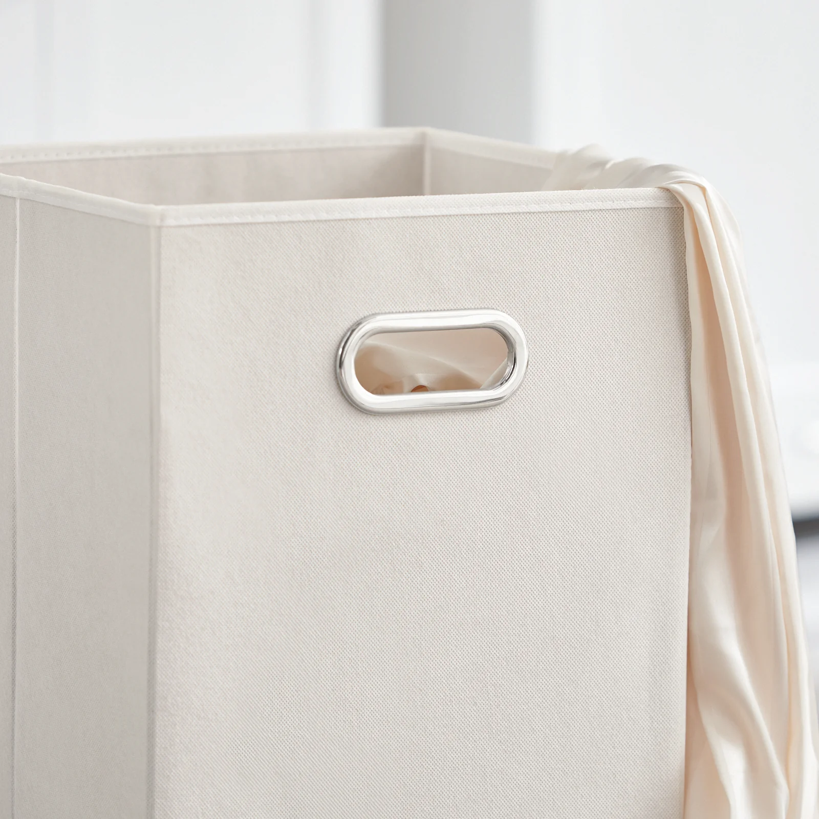 SoBuy BZR21-II-W Smalle Badkamerkast met Lade & Wasmand – Compact Opbergmeubel voor Badkamer en Toilet – 40×38×90 cm, Wit - Image 8