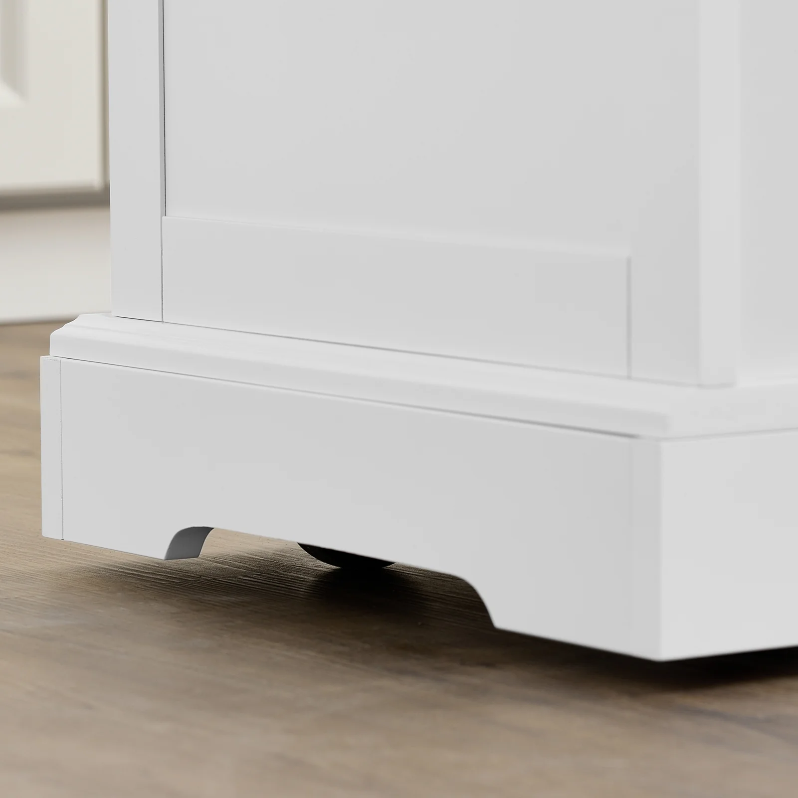 SoBuy FKW41-II-WN Keukentrolley met Wielen, Uitschuifbaar Werkblad, 2 Lades en Verstelbare Planken, Mobiel Keukeneiland voor Keuken of Eetkamer 130 x 46 (+ 25) x 91 cm - Image 17