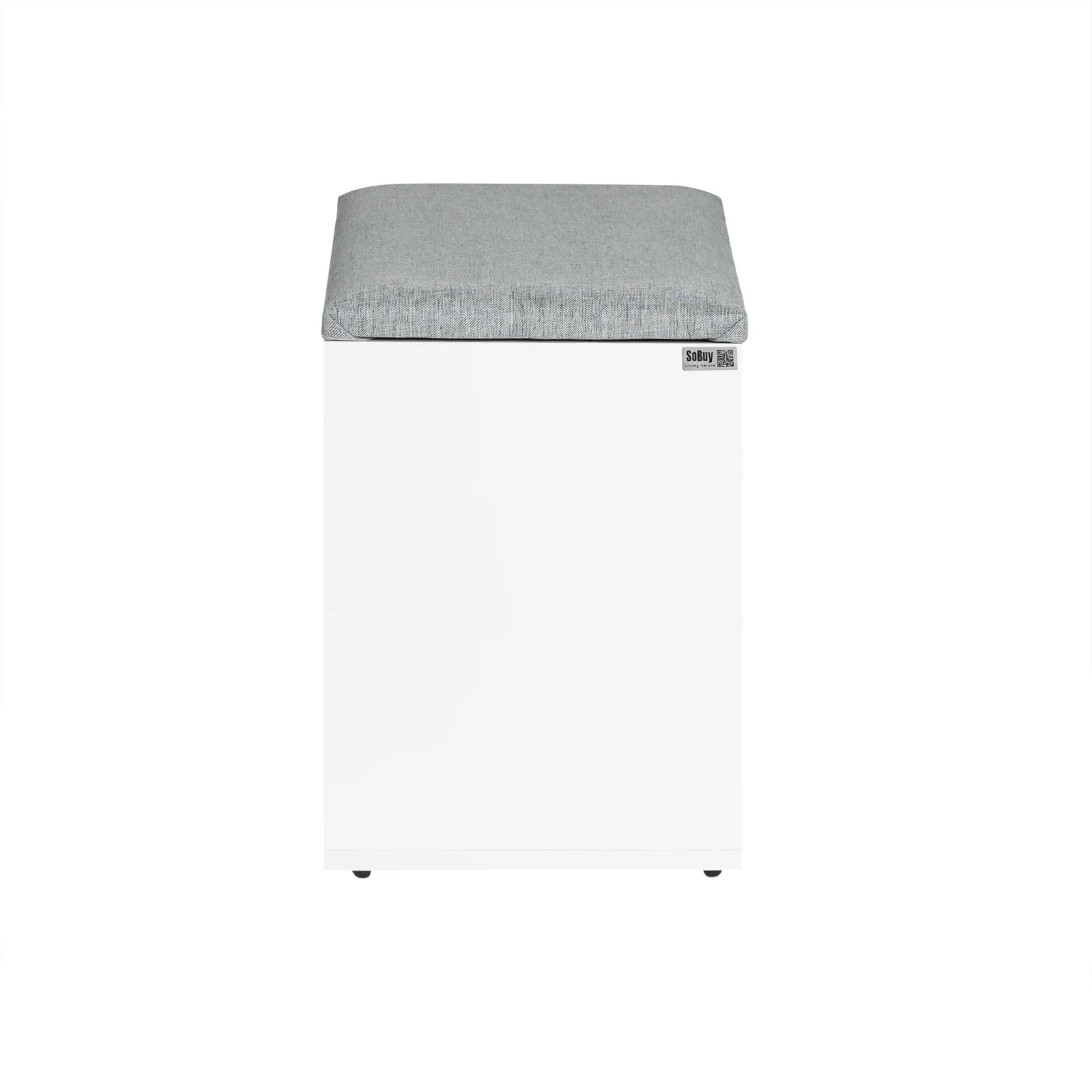 SoBuy FSR25-HG Schoenenbank met Opbergruimte – Comfortabel Zitkussen – 2-laags Schoenenrek voor Hal, Grijs, 60x30x44 cm, Draagbaar tot 120 kg - Image 13