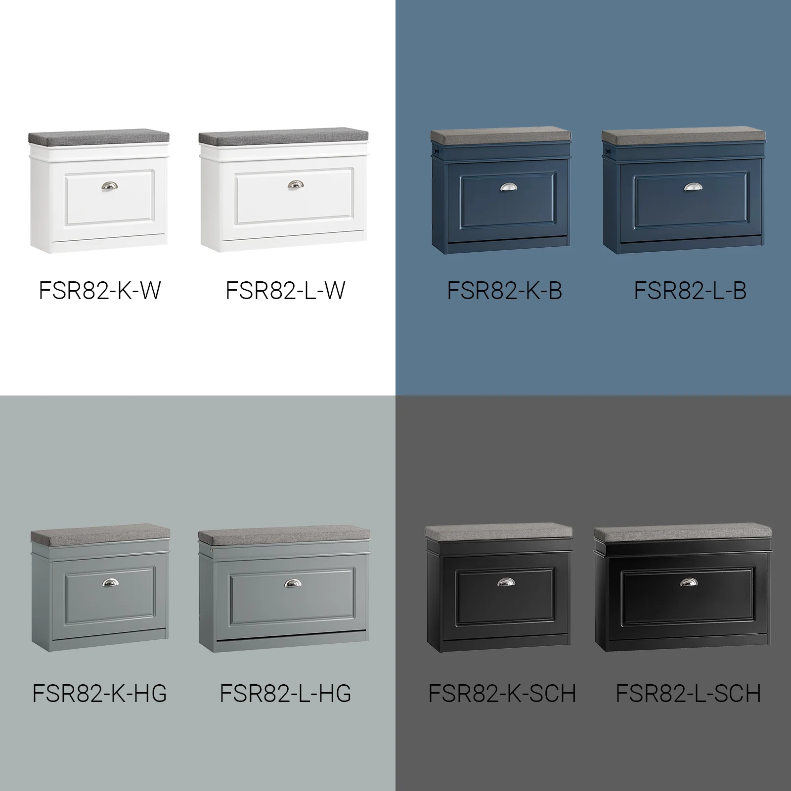 SoBuy FSR82-L-W Schoenenbank Halmeubel – Schoenenkast met Klep en Kussen – Schoenenopberger voor Gang of Woonkamer – 75x24x51 cm, Draagvermogen 150 kg, Wit - Image 13