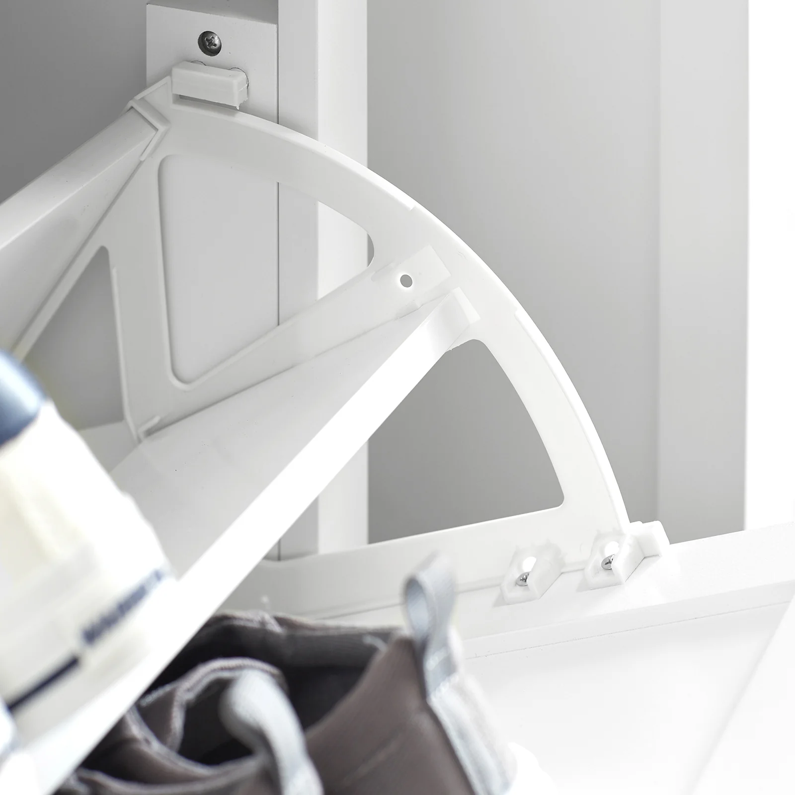 SoBuy FSR87-K-W — Slim Schoenenkast met 2 Kleppen | Ruimtebesparend & Stijlvol - Image 9