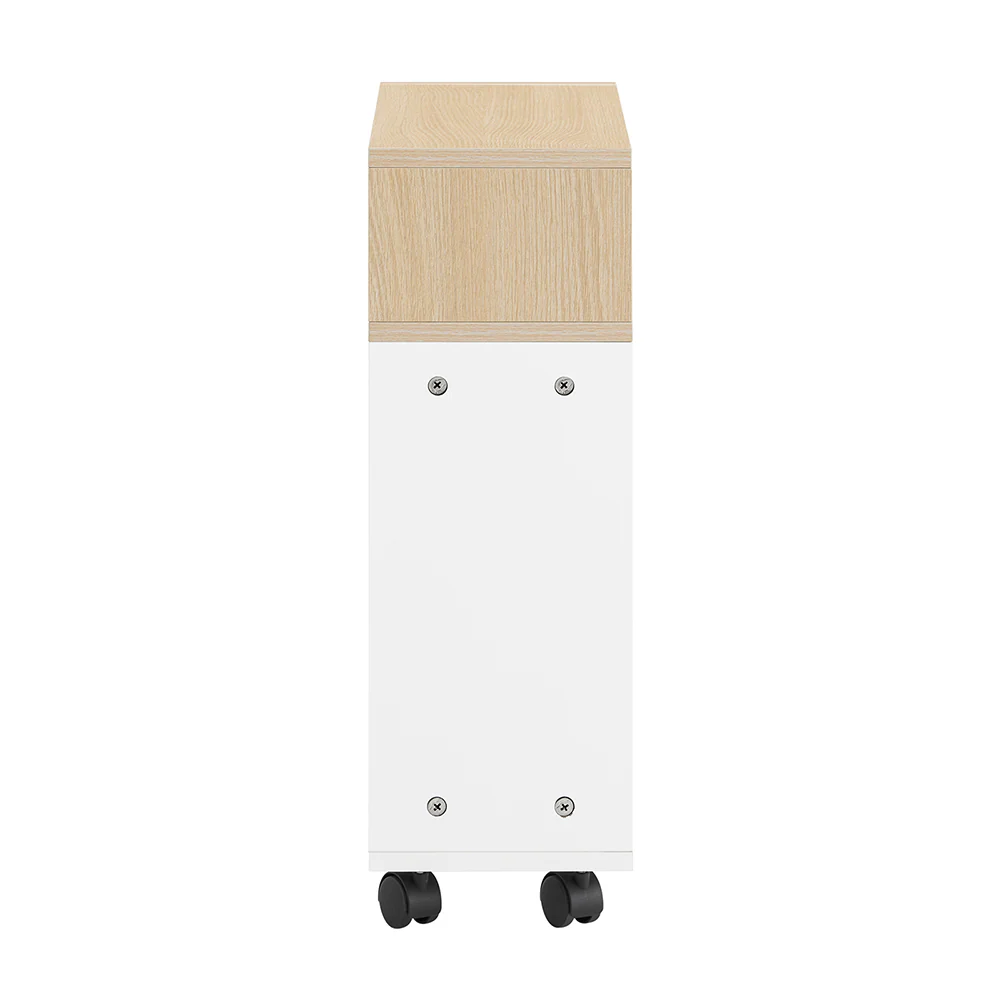 SoBuy FBT155-WN Bijzettafel op wielen Nachtkastje Nachtkastje Bijzettafel - Image 8