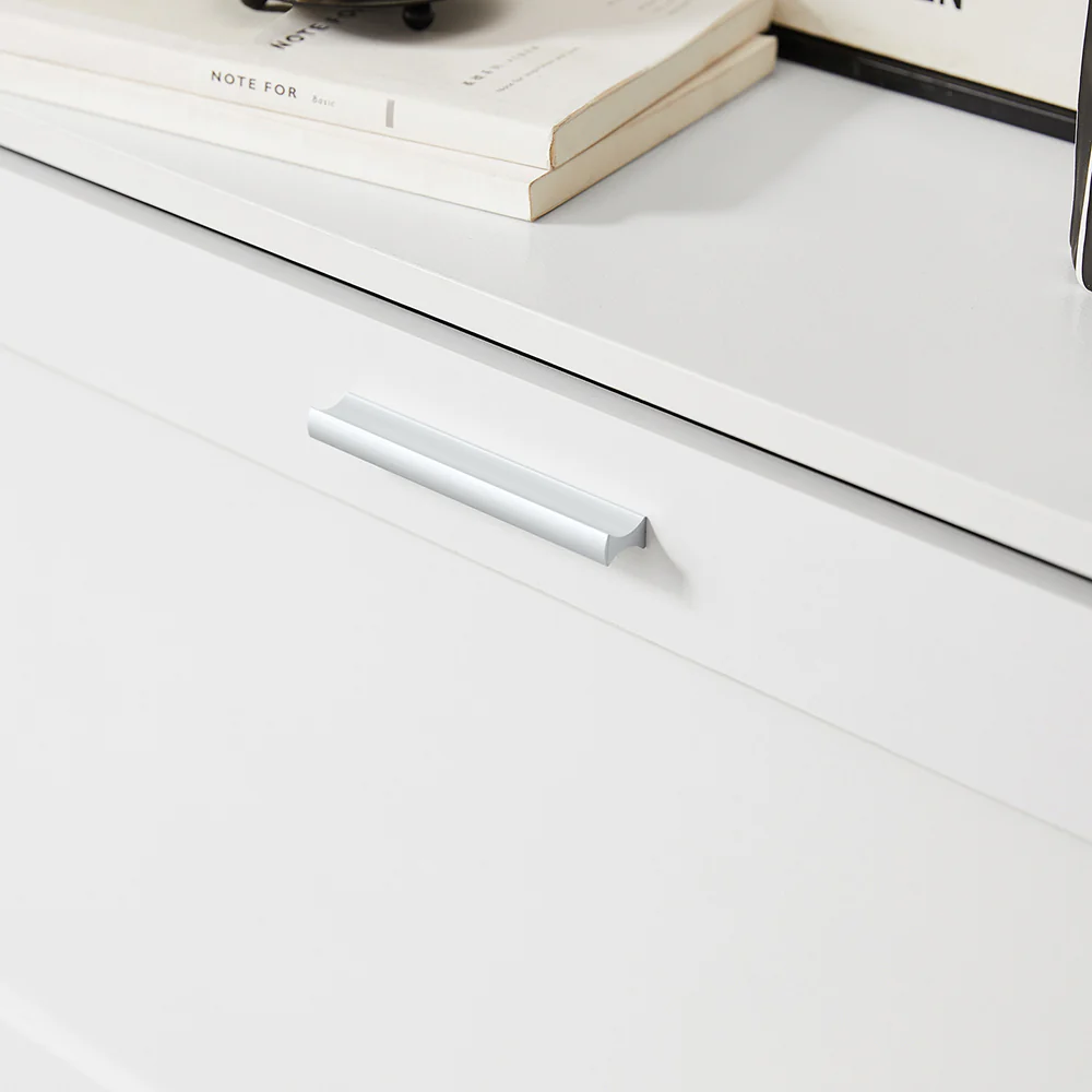 SoBuy FSR137-W Schoenenkast – Compacte Halmeubel met 2 Verstelbare Kleppen, Modern Design, Wit 60x25x80 cm - Image 11