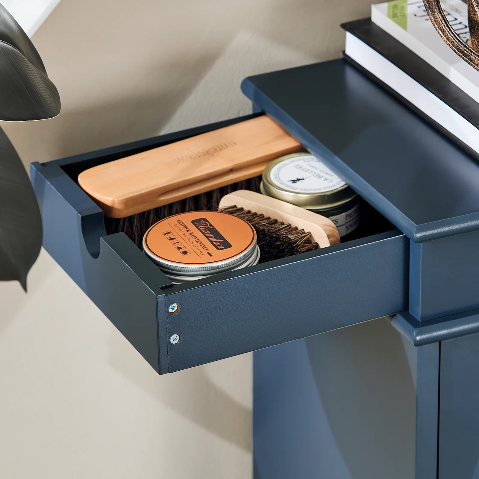 SoBuy FSR78-B Smalle Schoenenkast 24 cm Diep – 2 Kleppen, 8 Paar, FSC-hout, Blauw - Image 15