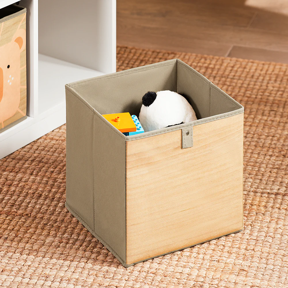 SoBuy KMB113-W Kindertafelset met 2 stoelen, tekentafel, kinderbureau met 1 vak en 2 opbergdozen - Image 7