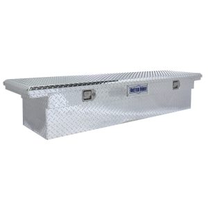 Better Built 61.5 Crown Saddle Truck Tool Box LOW PROFILE BRITE
