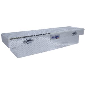 Better Built 51 SEC Saddle Truck Tool Box BRITE ALUMINUM