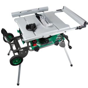 Metabo HPT 10 Jobsite Table Saw with Fold Roll Stand
