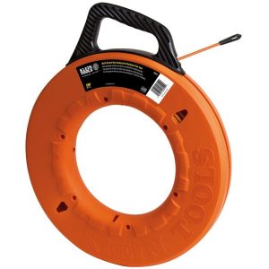 Klein Tools Grooved Fiberglass Fish Tape 200 Ft