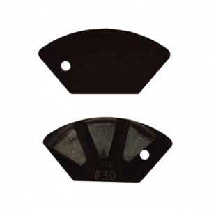 National Flooring Equipment Metal Bond Diamond Insert – Profiling Diamond Round Edge 30 Grit