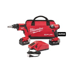 Milwaukee M18 FUEL 2-Tool Combo Kit (FUEL Drywall Gun/SURGE Hydraulic Driver)
