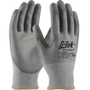 Protective Industrial Products Gloves Gray Seamless Knit G-Tek PolyKor Blended 2X