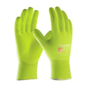 Protective Industrial Products Gloves Hi-Vis Yellow MaxiFlex Ultimate Nylon/Elastane XL