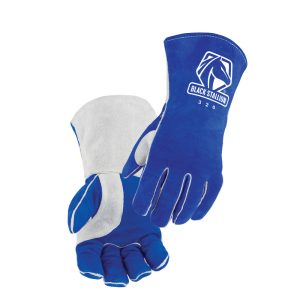 Black Stallion Welding Gloves Side Split Cowhide Stick Large