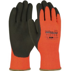 Protective Industrial Products Gloves Hi-Vis Orange PowerGrab Thermo Acrylic Terry Large