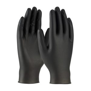 Protective Industrial Products Disposable Gloves Black Westchester Ambi-dex Turbo 5 Mil Large Box of 100