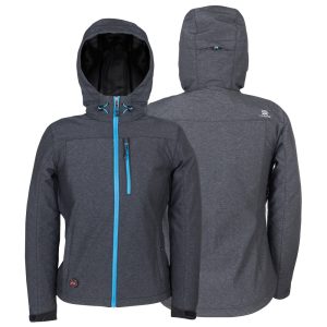 Mobile Warming Adventure Heated Jacket Womens 7.4 Volt Heather Gray XL