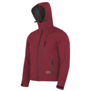 Pioneer 5433U Heated Softshell Jacket Dark Red 2X