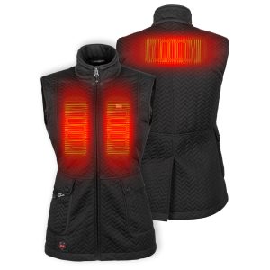 Mobile Warming Cascade Vest Womens Black Medium