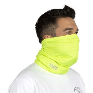 Klein Tools Cooling Neck and Face Band Hi-Viz Yellow