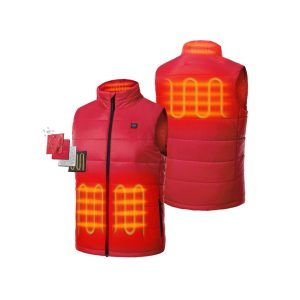 ORORO Mens Red Classic Heated Vest Kit 3X