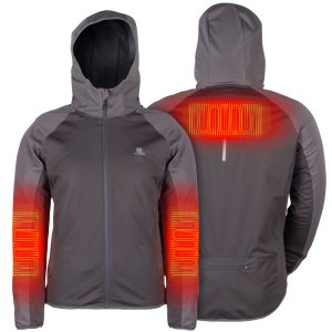 Mobile Warming Traveller Heated Jacket Mens 7.4 Volt Dark Gray XL