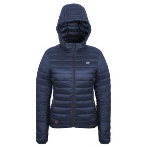 Mobile Warming Summit Heated Jacket 12 Volt Womens Navy 2XL