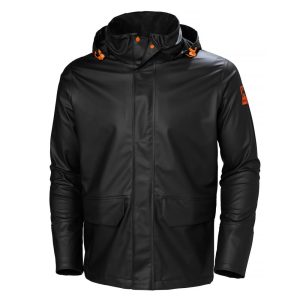 Helly Hansen Helly Hanse PU Gale Waterproof Rain Jacket Black Medium