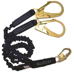 Falltech Elastech 6Ft Y-Leg Lanyard with Rebar Hooks