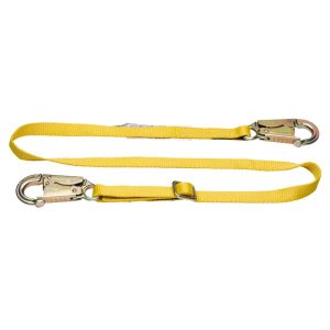 Werner 6ft Web Positioning Adjustable Lanyard (1in Web Snap Hook) Fall Protection Equipment