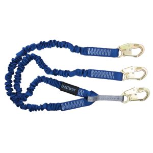 Falltech ElasTech 4.5 to 6′ Double Leg Energy Absorbing Lanyard