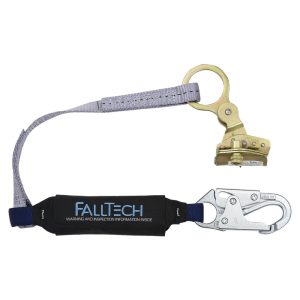 Falltech Hinged Trailing Rope Adjuster with 3′ Lanyard