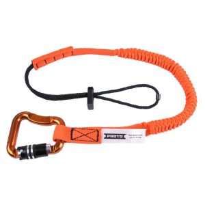 Proto Elastic Lanyard With Triple Lock Carabiner – 15 lb.