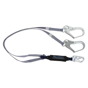 Falltech ViewPack 3′ Twin Leg Energy Absorbing Lanyard