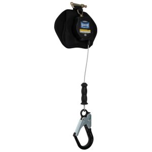 Werner 8ft Bantam Leading Edge Self Retracting Lifeline with Aluminum Rebar Hook