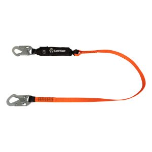 Safewaze V Line 6′ Energy Absorbing Lanyard with Snap Hook