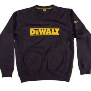 DEWALT Logo Crewneck Sweatshirt Black Large