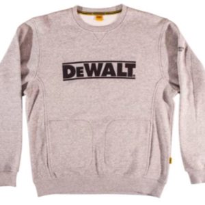 DEWALT Logo Crewneck Sweatshirt Heather Gray XL
