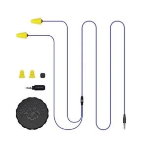 Plugfones Protector VL Flanged Shape Blue/Red/Yellow 26 dB Rated Corded Ear Plugs