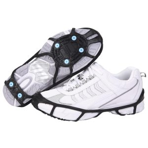Due North Everyday G-3 Winter Over Shoe Slip Resistant Traction Footwear with Grip Carbide Spikes Open/Close Split Tread Textured Lining S/M