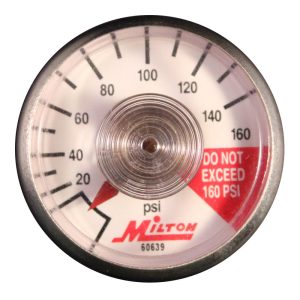 Milton 638-7 1/8 NPT Center Back Mount Pressure Gauge