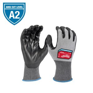 Milwaukee Cut Level 2 Gloves High Dexterity Polyurethane Dipped
