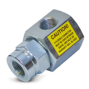 Coxreels 3/8 I.D. Zinc Plated Steel Nitrile Seal Swivel
