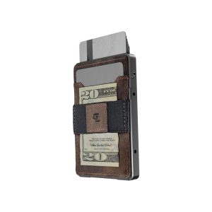 Groove Life Wallet Gun Metal Black Leather