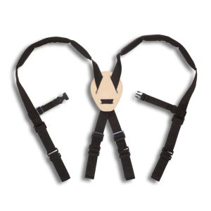 CLC HD Padded Suspenders Black
