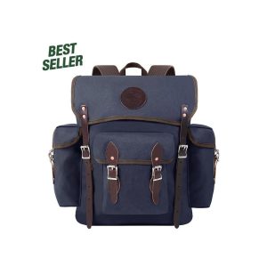 Duluth Pack 24 Liter Capacity Navy Canvas Wanderer Backpack