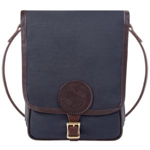Duluth Pack Haversack with Leather Trim – Navy