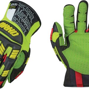 Mechanix Wear X-Large High-Visibility Yellow Leather Palm Gloves
